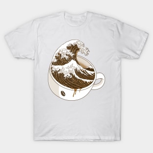 The Great Wave off Coffee T-Shirt